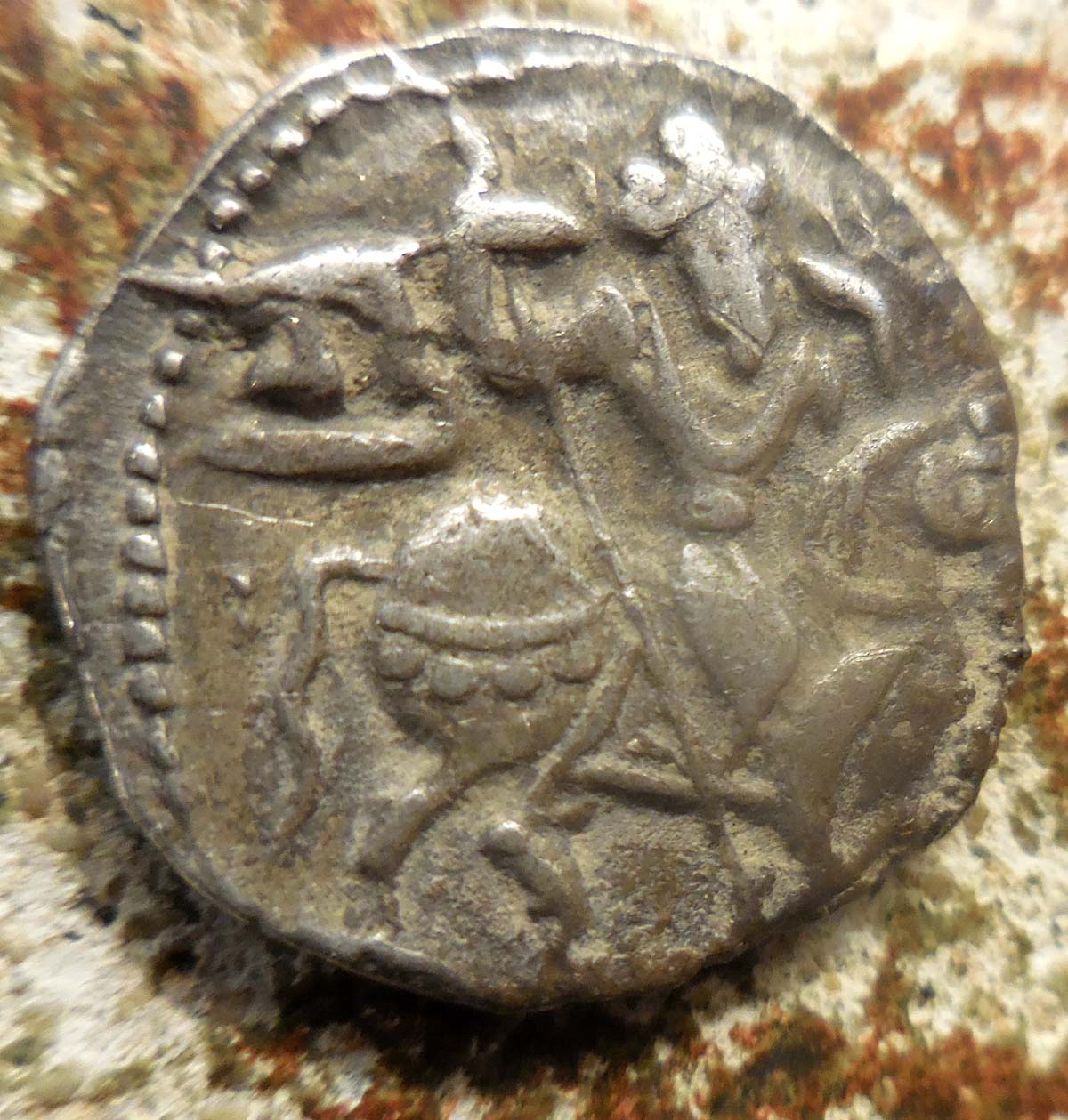 Coins-Of-India---Bull-And-Horseman-Coins-And-Some-Variants