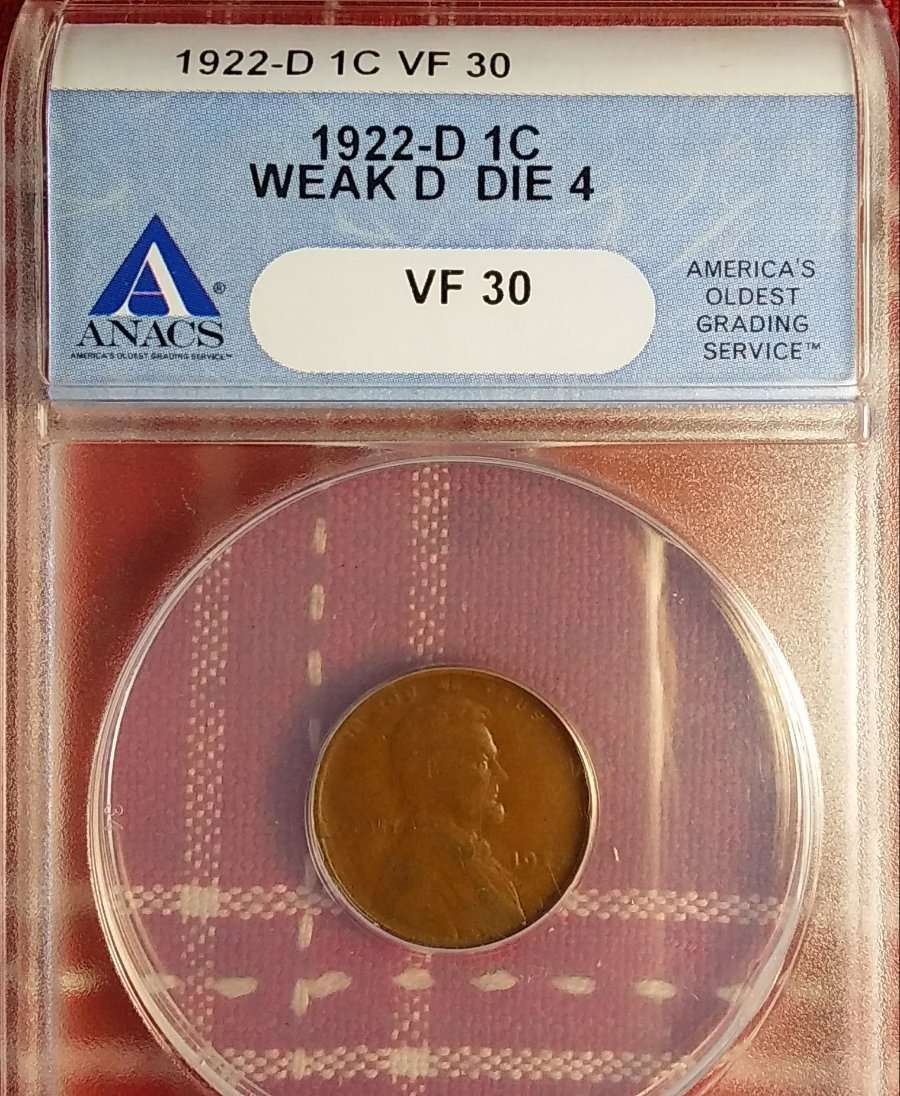 1922-Weak-D-Die-Pair-#4-