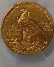 1925-D-Gold-Quarter-Eagle-Non-Gold-In-PCGS-Slab