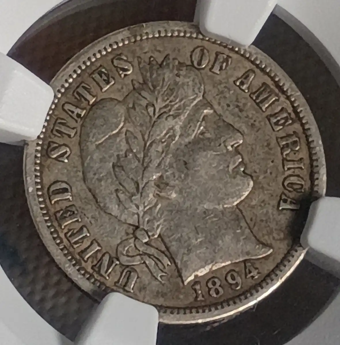 1894-O-Barber-Dime-For-Grade