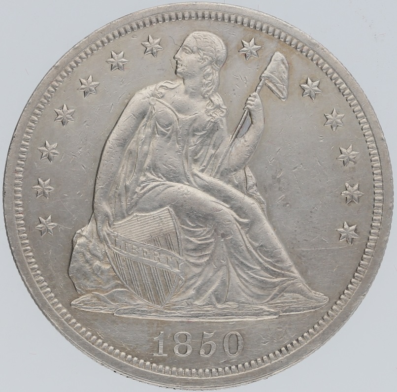 1850-Seated-Dollar-Grading