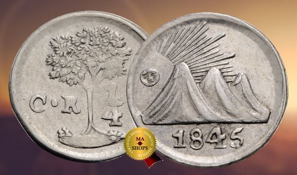 1/4-Reales-Of-Guatemala-Was-Coined-In-Costa-Rica