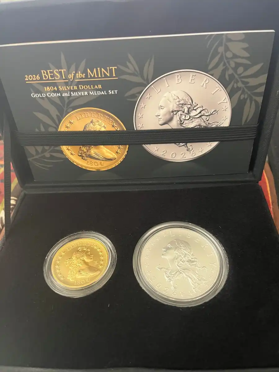 US-Mint-Best-Of-The-Mint-1804-Dollar-Gold-Coin-And-Silver-Medal-Set-Available-August-27,-2026