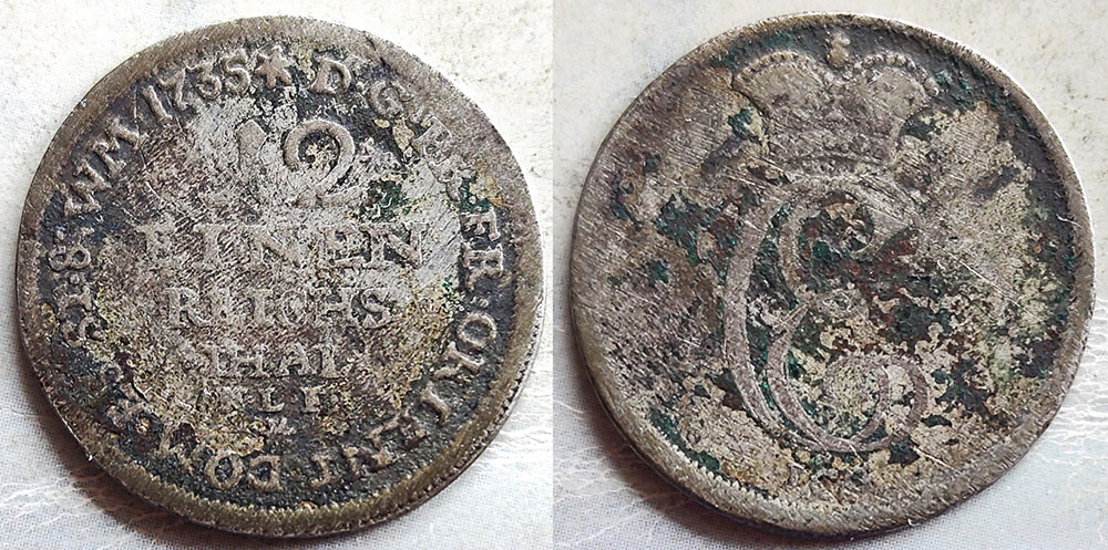 County-Of-Eastern-Friesland-Coin-Variety-Or-Missing-Year