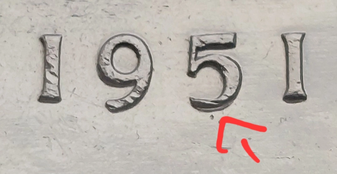 1951-Dollar-5/5-Variant?