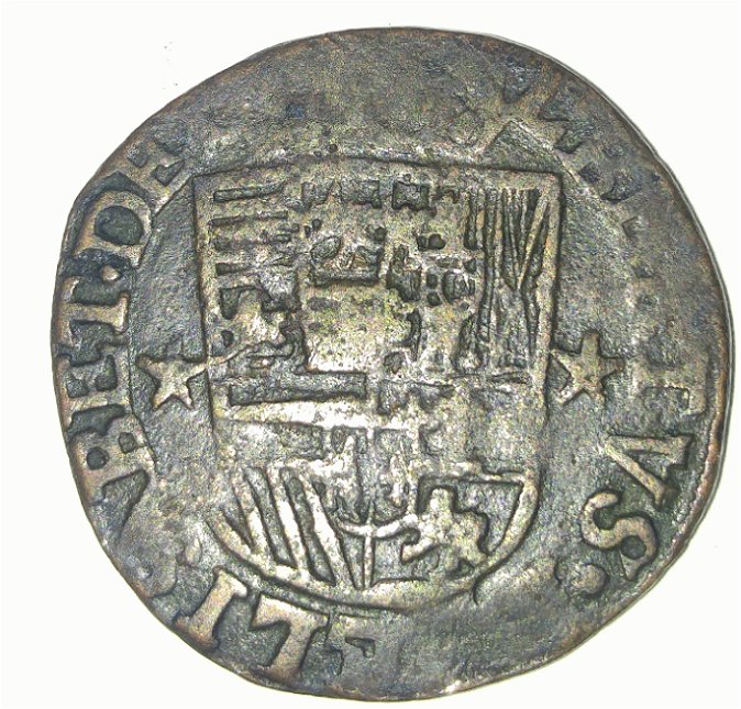 1610-A.d.?----Archidices-Coin---Identificaton?-Id:-Spanish-Netherlands/Brabant-1-Oord