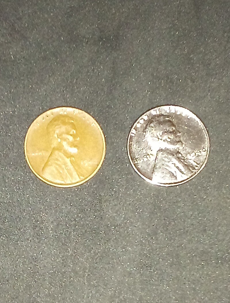 1940-Mystery-Wheat-Penny,-No-Mint-Mark,-Weight-Is-3.06-Grams,.-Bright-Silver-In-ColorSee-Pic
