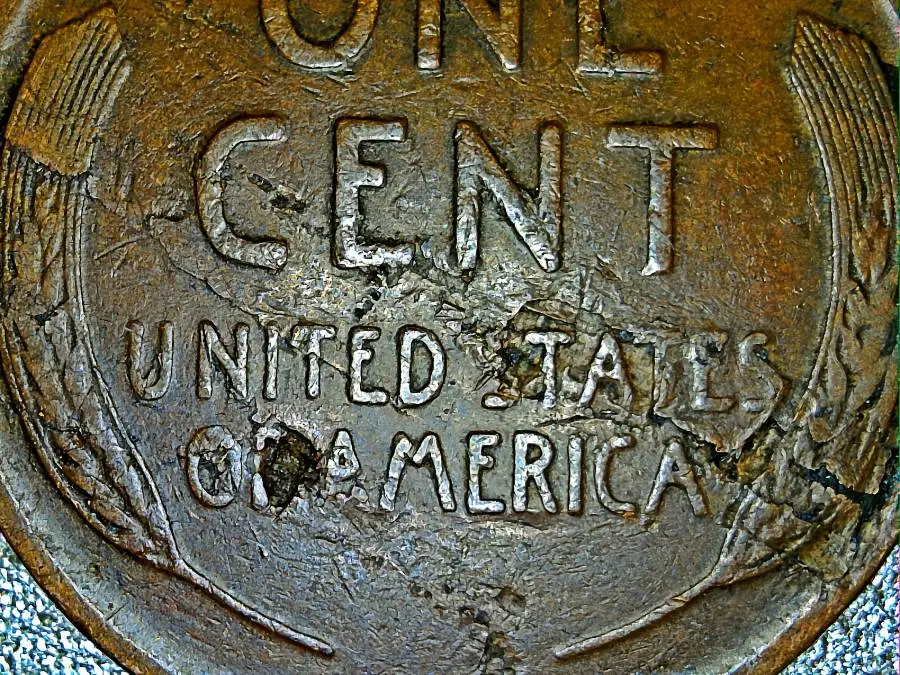 1925-Lincoln-Cent-With-Lamination-Error-Reverse.