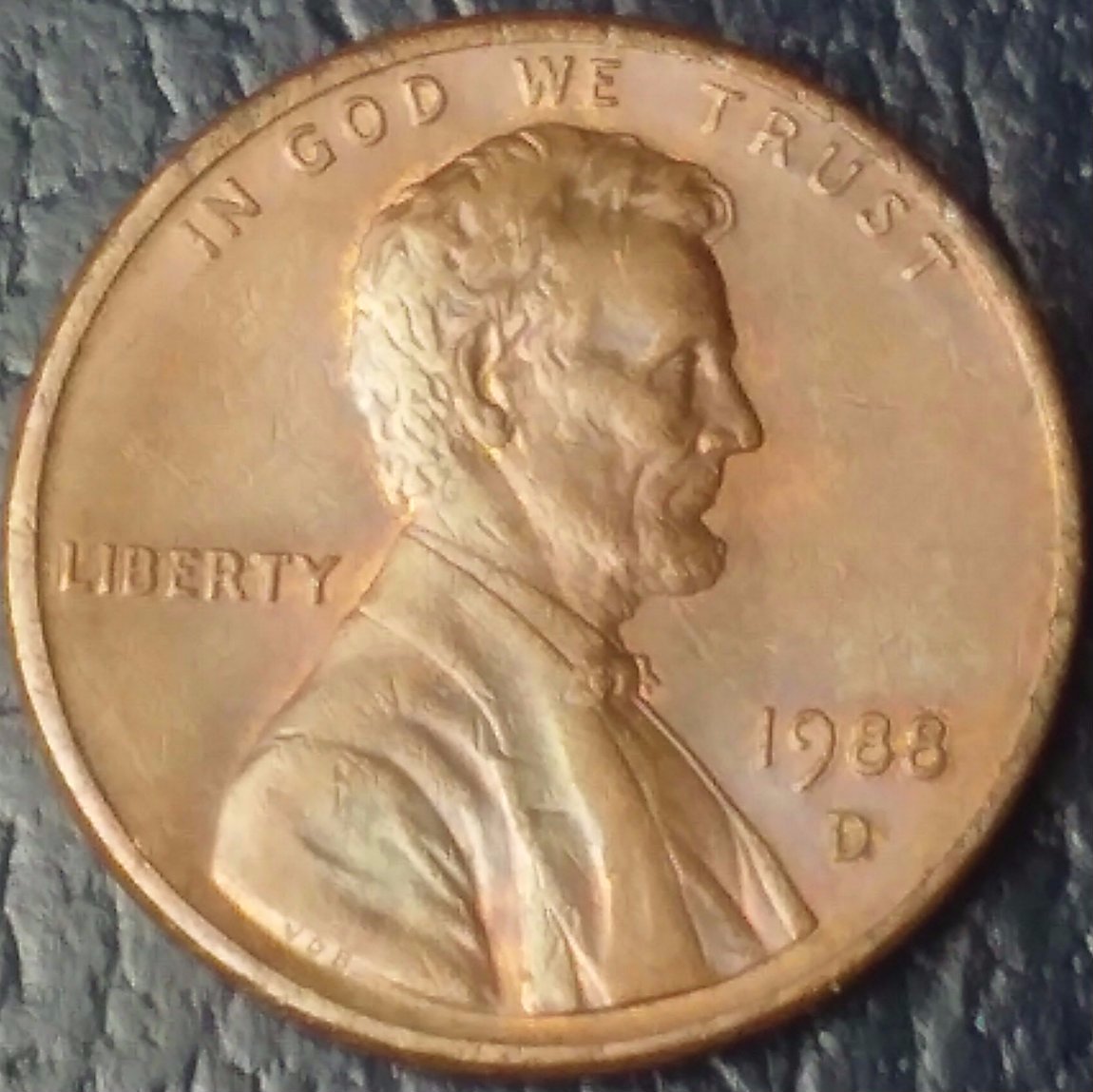 1988-D-Penny---Please-Help,-Struck-Through,-Struck-Fragment?-Double-Die?