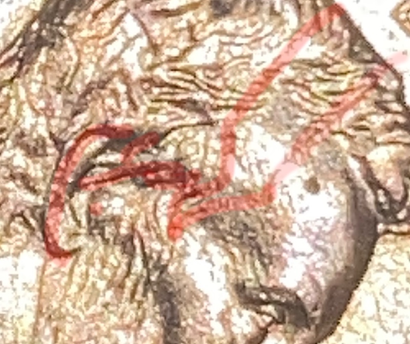 1993-D-Penny------Head-Error-Strike-Through-?