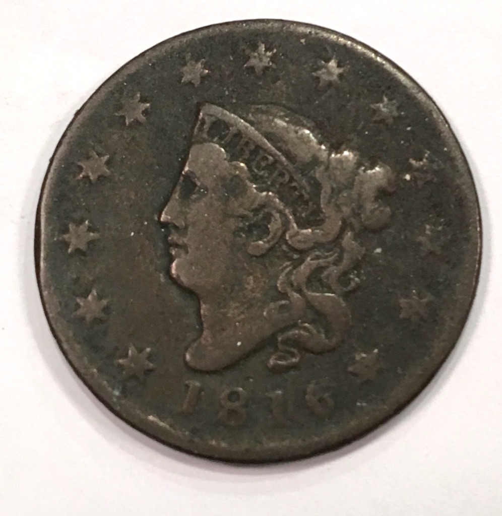 1816-One-Cent-Piece-For-Grading
