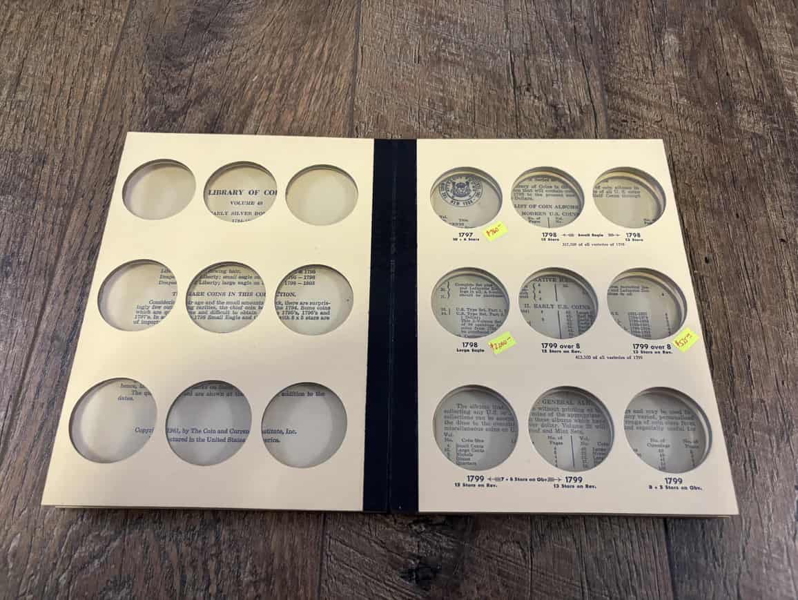 Library-Of-Coins-Early-Silver-Dollars-Coin-Album-Volume-49-1794/1803-Value?