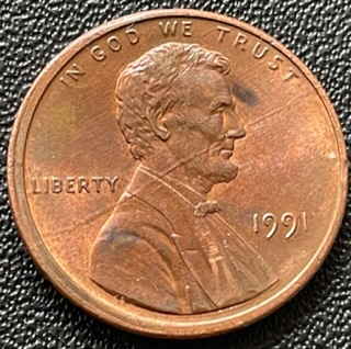 Lincoln-Cent-1991-Cutting-Strip-What-Could-It-Be?
