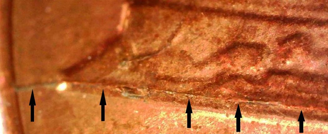 1983-P-LMC-Two-Interesting-Reverse-Die-Cracks