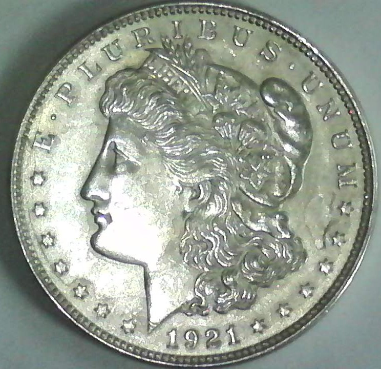 1921-P-$1-Morgan-Is-This-A-Planchet-Error-Or-What?