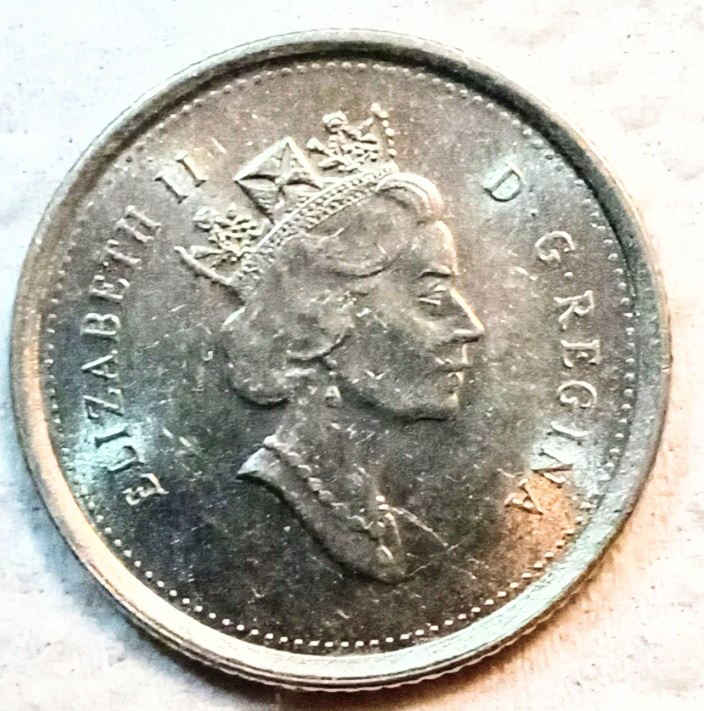 2000-Canadian-Dime-With-A-Matte-Finish-And-A-Possible-Missing-Engravers-Initials