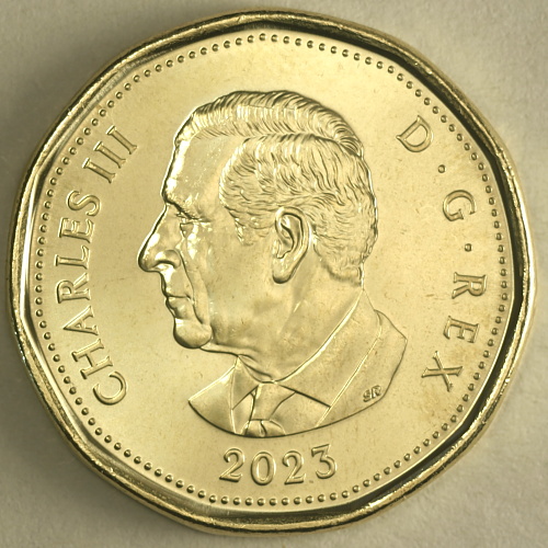 2023-King-Charles-III-Loonie-With-Crease-In-Hair-Line