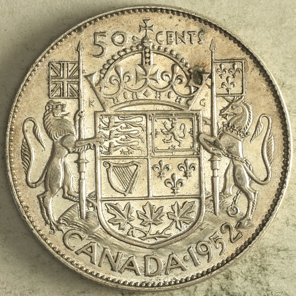 1952-Fifty-Cent-With-Double-Hp