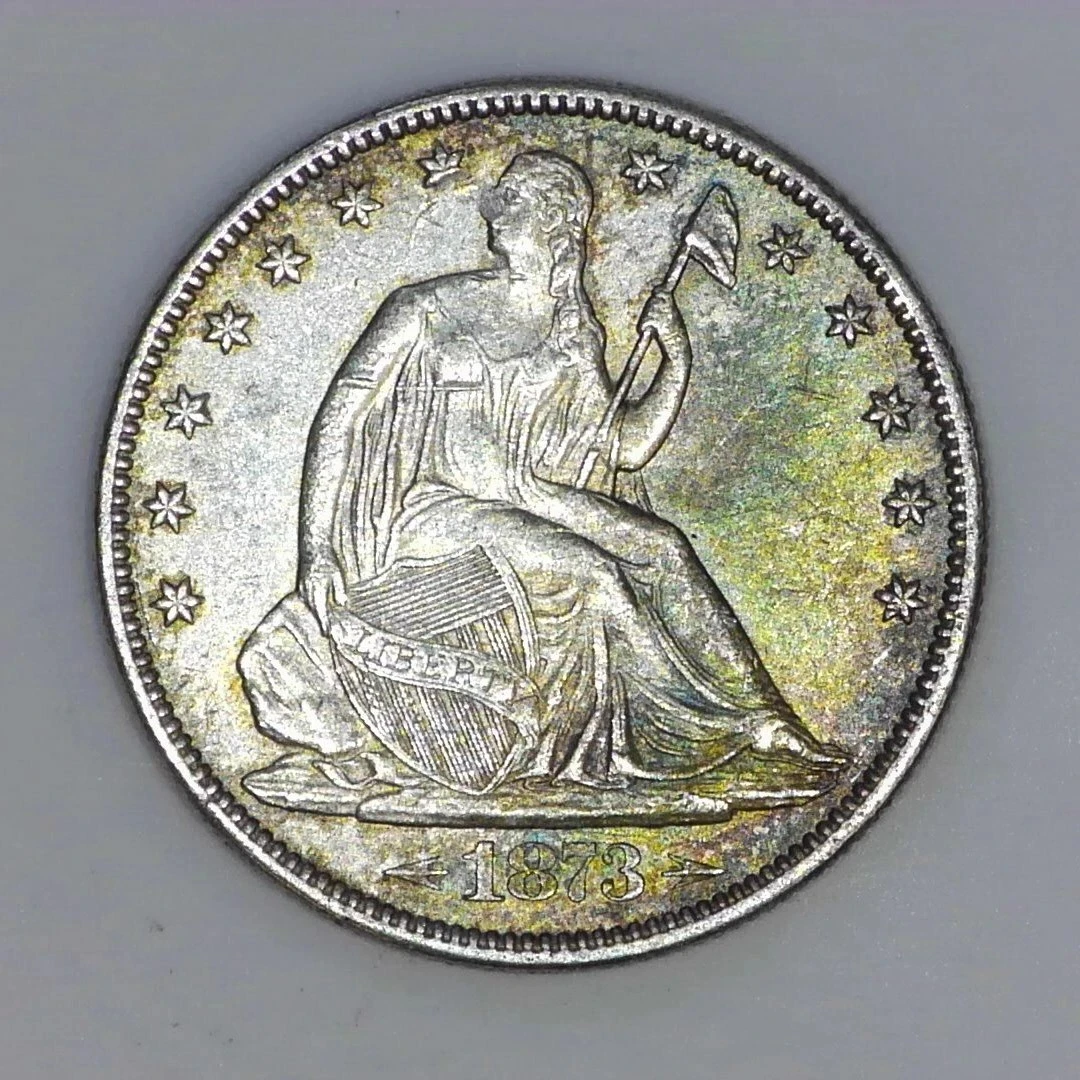 1873-Seated-Half---What-Do-You-Think-Of-This-Color?