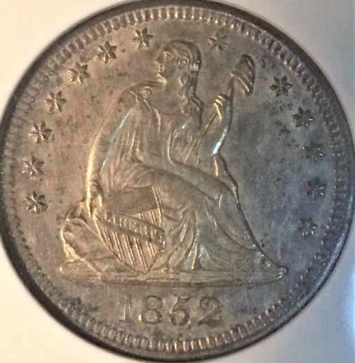 1852-Seated-Liberty-25c---Hidden-TPG-Grade-Guess