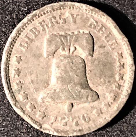 1776-Buy-Your-Tea-At-Harts-Gallowhill,-PA-Token