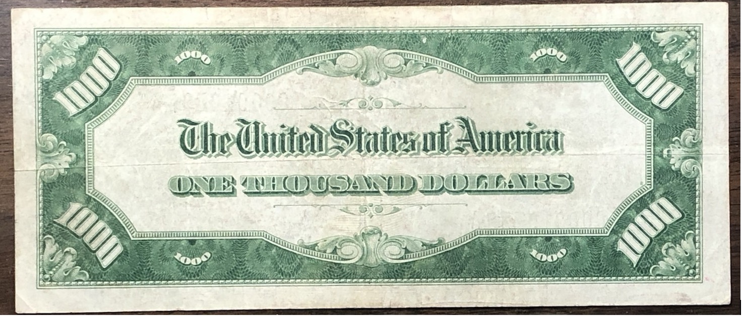 1934-$1000-Federal-Reserve-Note---Grade