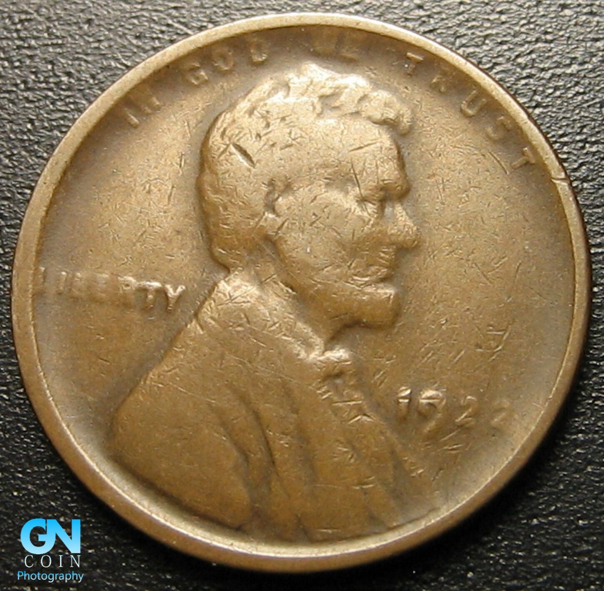1922-No-D-Or-Weak-D-Lincoln-Wheat-Cent,-Die-Pie-1-Grade