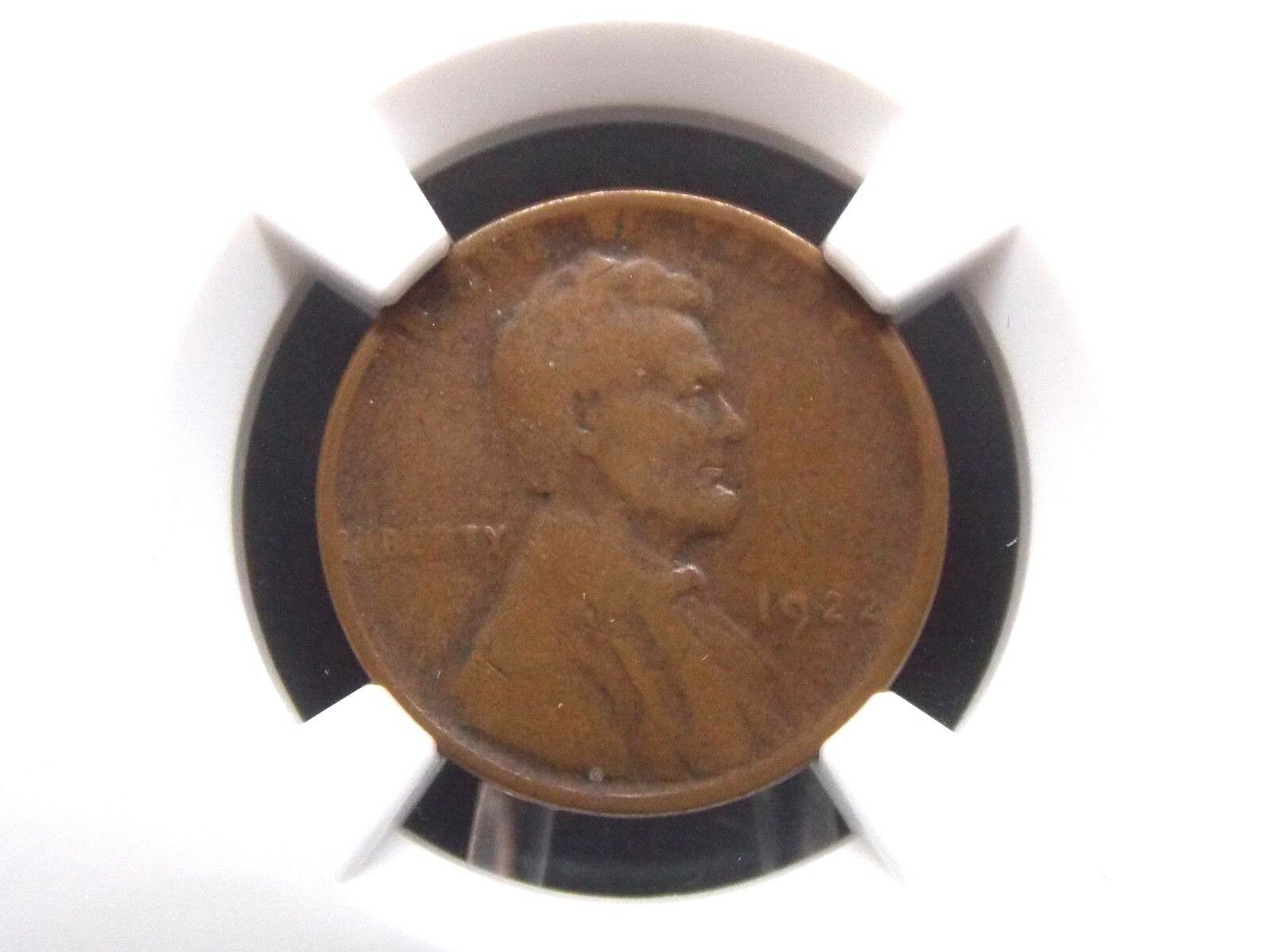 1922-No-D-Or-Weak-D-Lincoln-Wheat-Cent,-Die-Pie-1-Grade