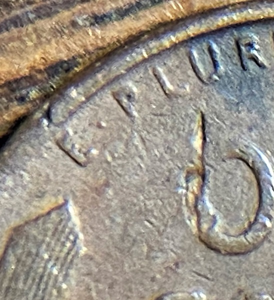 1950-D-Lincoln-Penny-Lamination-Dog-Ear-Lamination-Obverse-&-Reverse-Issues-Too