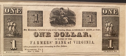 Uncut-Sheet-1839-Farmers-Bank-Of-Virginia-Winchester-VA
