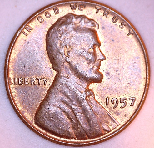 1957-P-Penny-Found-In-Roll