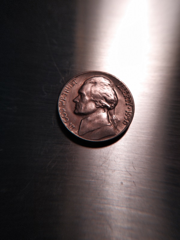 2-1950-D-Jefferson-Nickels---One-Has-A-Weak-MM-And-Is-Very-Near-The-Rim