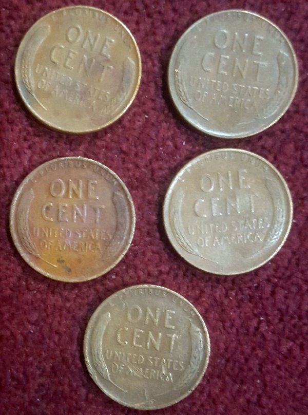 5-Wheat-Pennies---Worth-Anything?