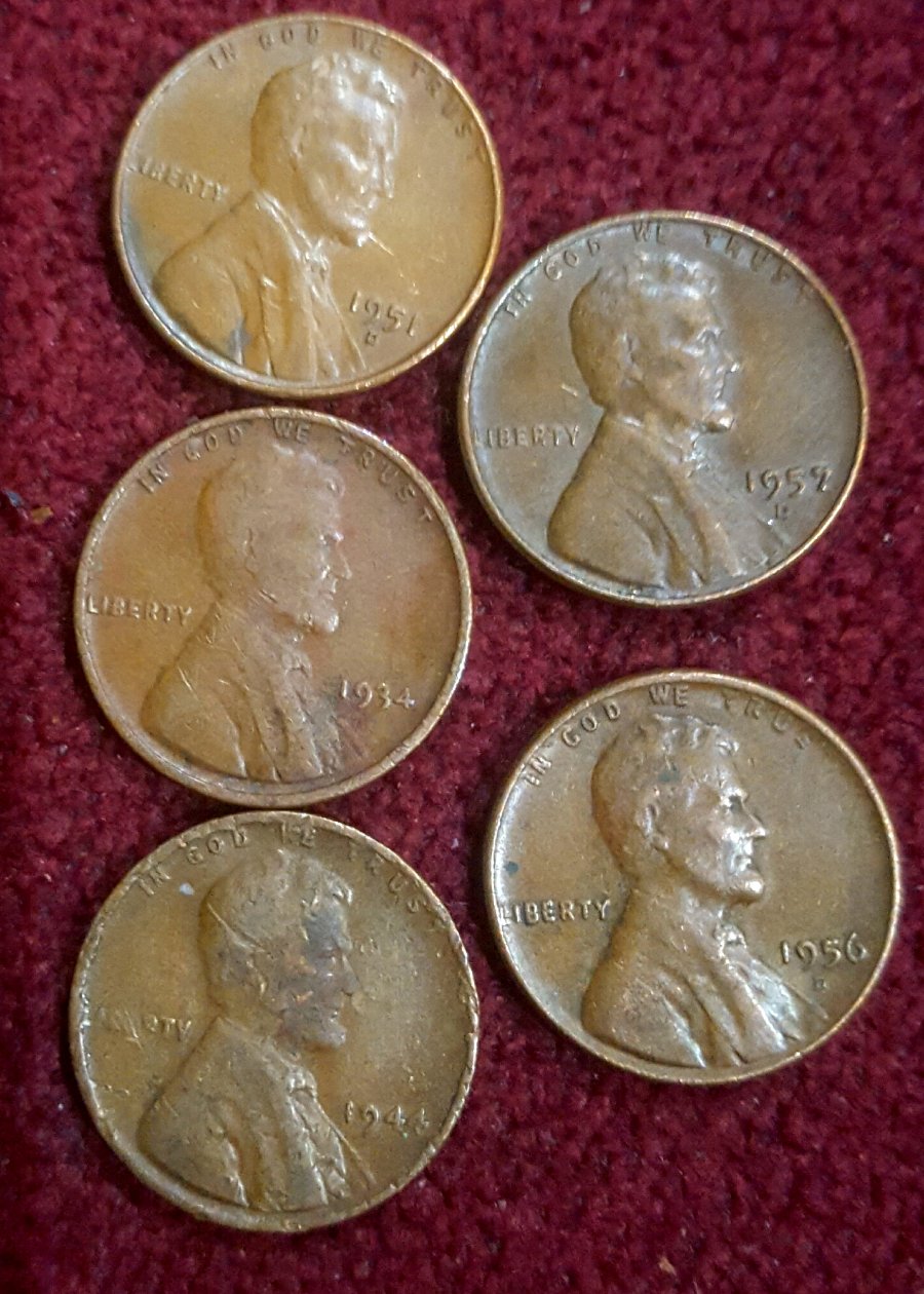 5-Wheat-Pennies---Worth-Anything?