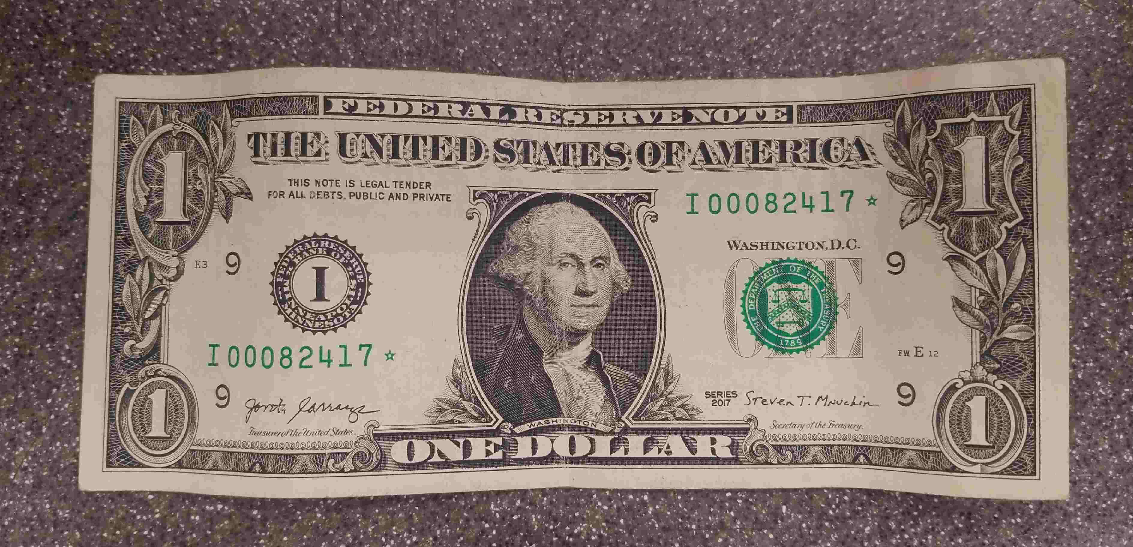Rare-$1-Star-Note.-250,000-Bill-Run