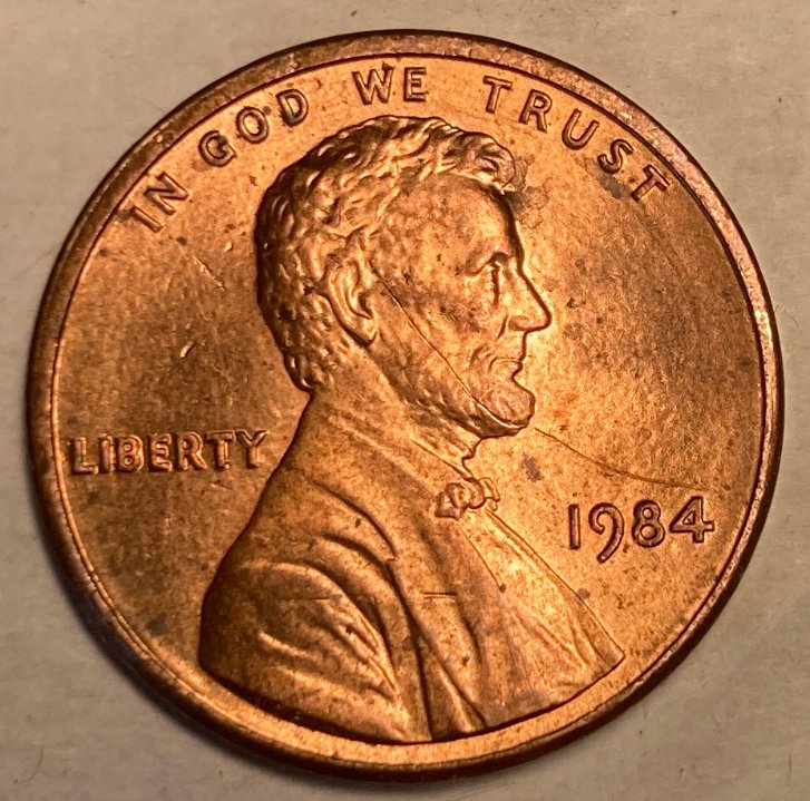 1984-Lincoln-Cent-Weighs-2.62-Grams