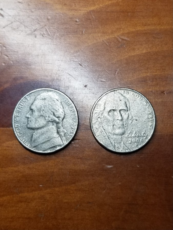 Nickels-With-Very-Blurry-Obverse-And-Reverse
