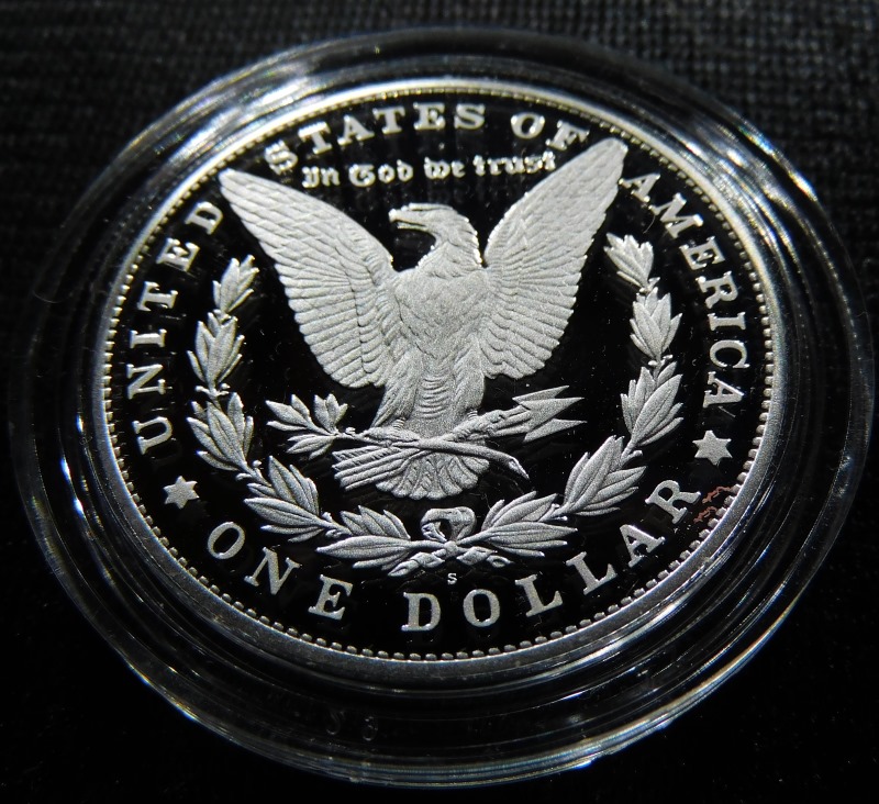 Morgan-And-Peace-2023-Silver-Proofs-Just-Arrived,-Open-Capsule?
