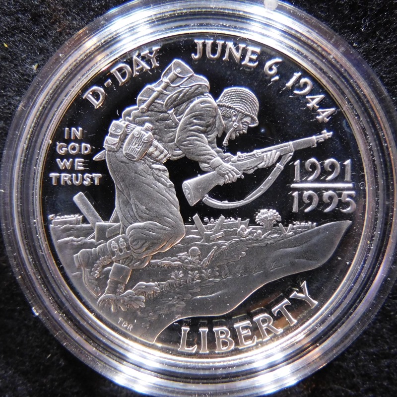 1991-1995-World-War-II-50th-Anniversary-Silver/Clad-Proof-W/P-Silver/Clad-Unc-D/P