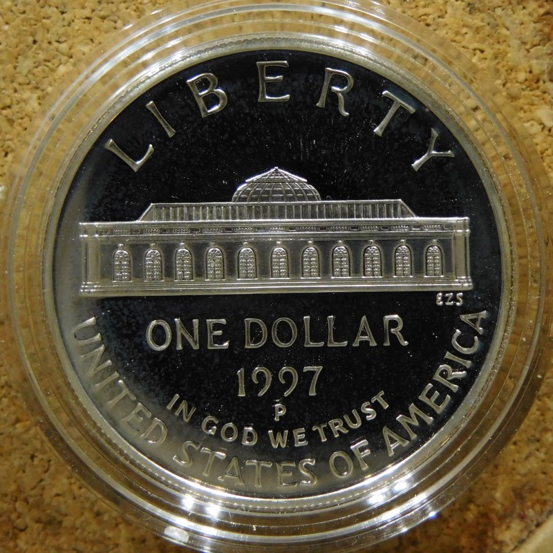1997-P-Botanic-Garden-Proof-Silver-Dollar