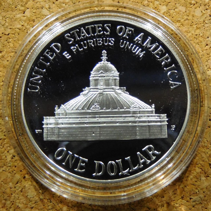 2000-P-Library-Of-Congress-Bicentennial-Proof-Silver-Dollar