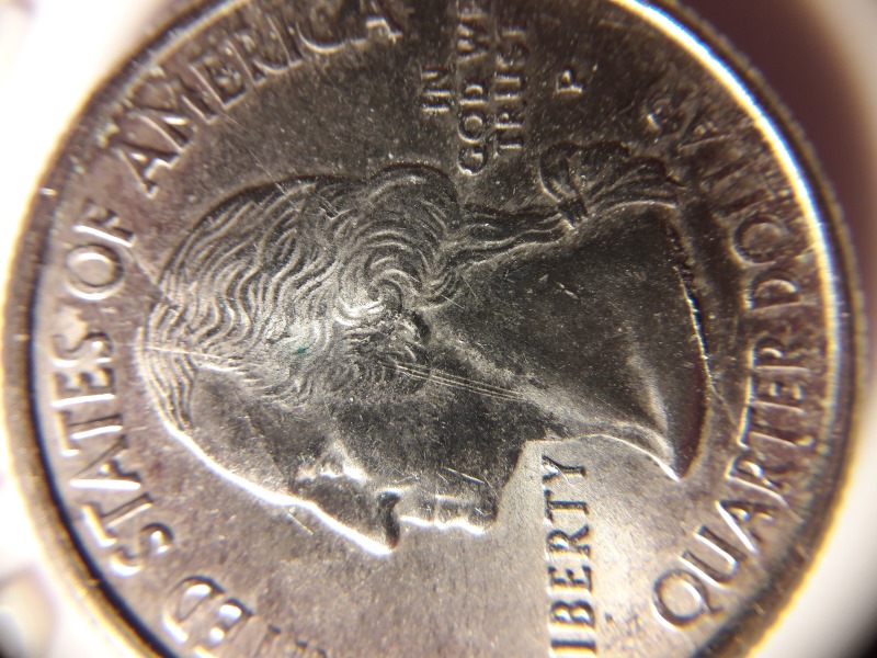 2001-P-No-Carolina-State-Quarter-OBV-Die-Crack