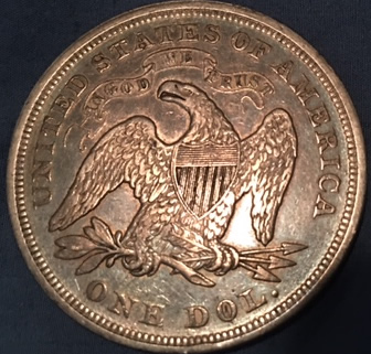 New-Pickup:-1872-Seated-Dollar-For-Grading