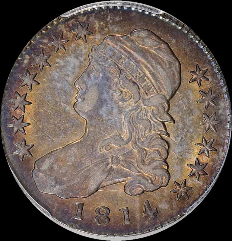 1814-Capped-Bust-Half-For-Grading