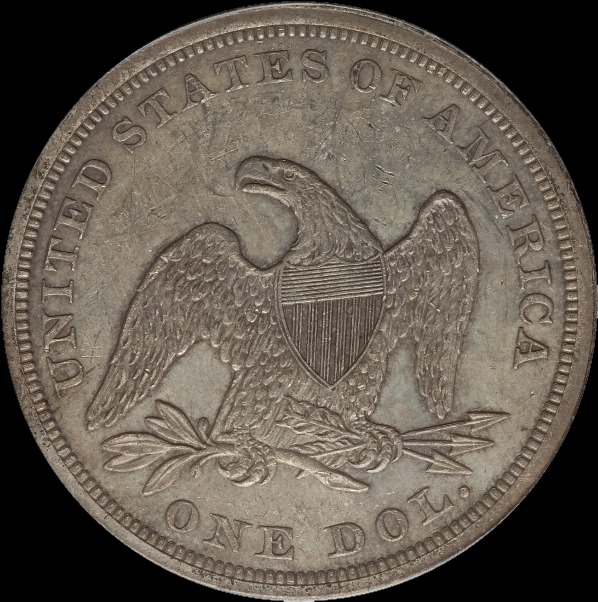 Civil-War-Seated-Dollar-For-Grading