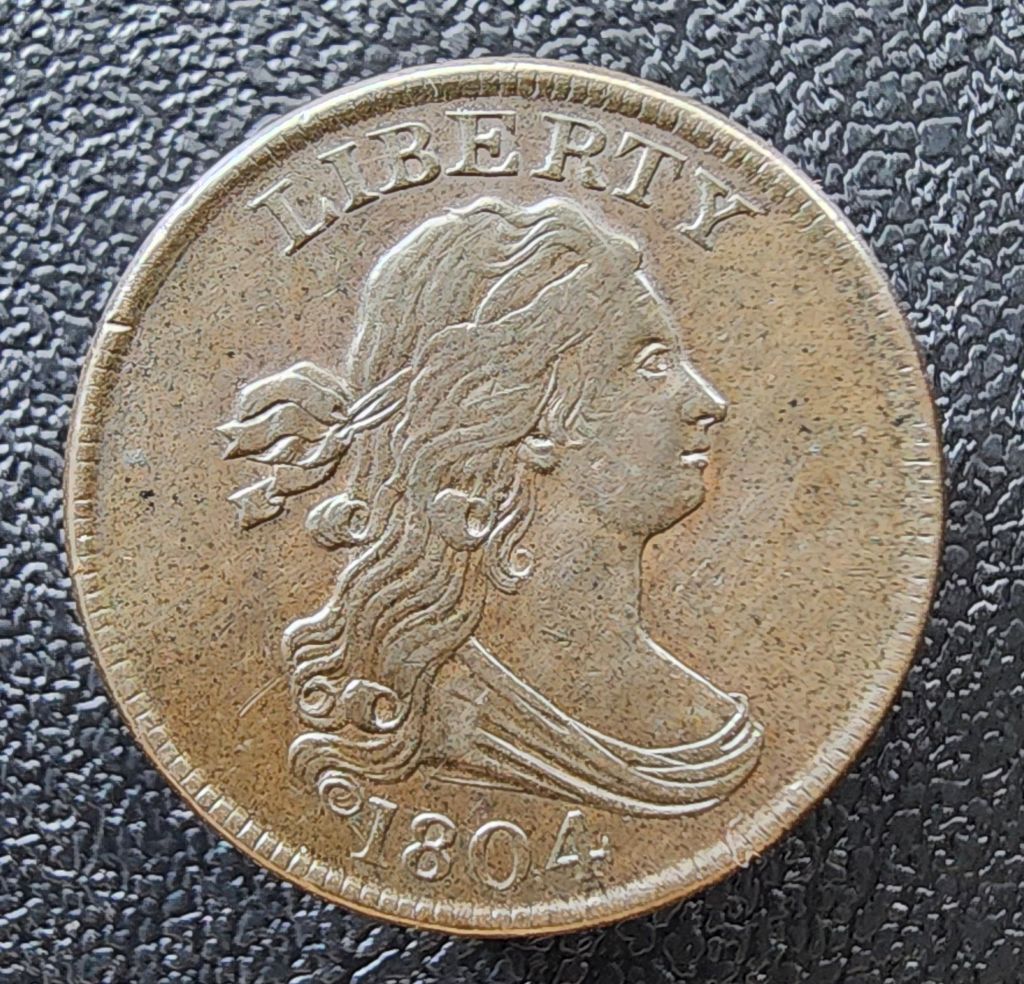 1804-Draped-Bust-Half-Cent-For-Grading