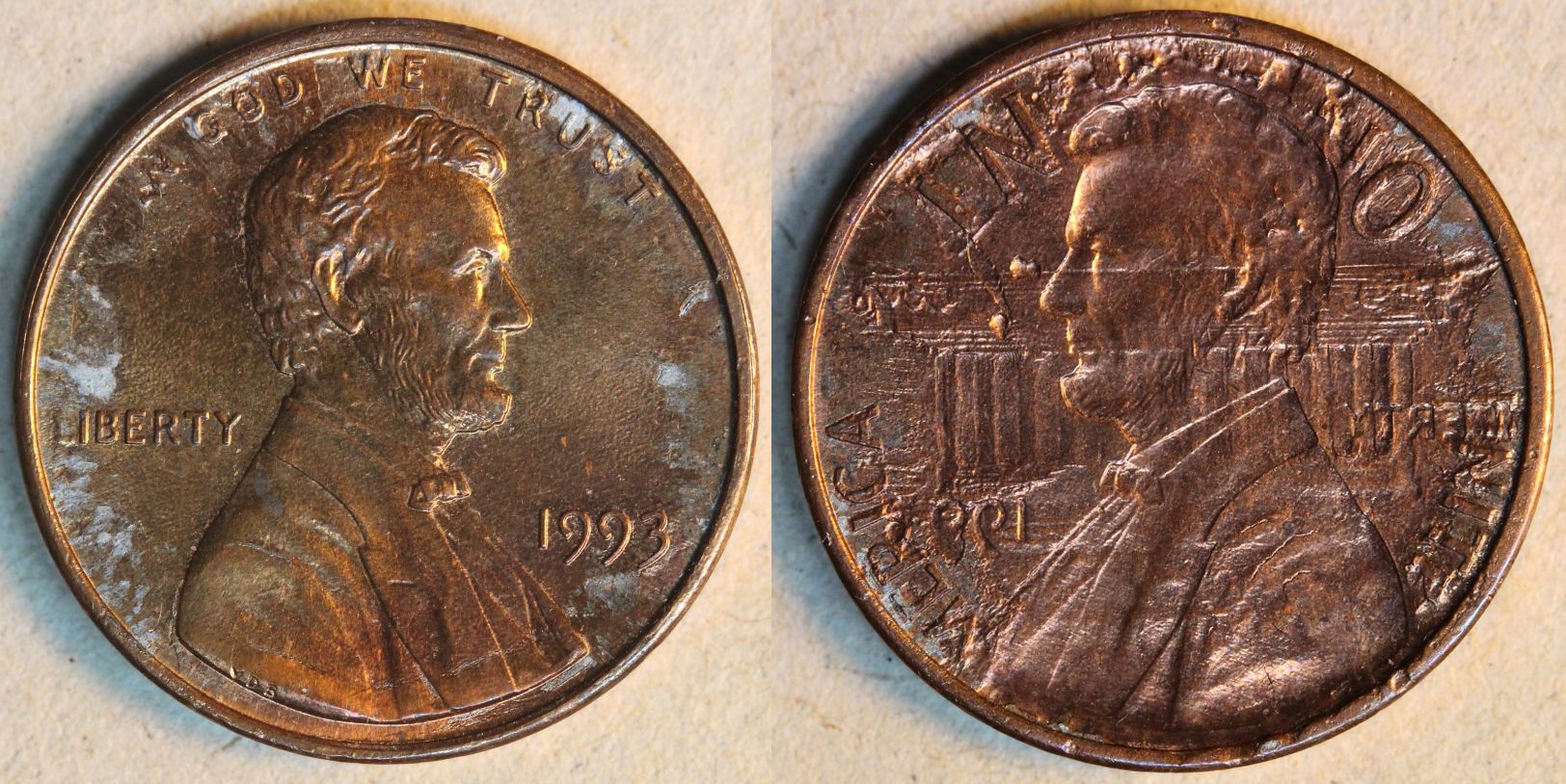 1942-Lincoln-Wheat-Cent-Mint-Error---Struck-Through-Dropped-Lincoln