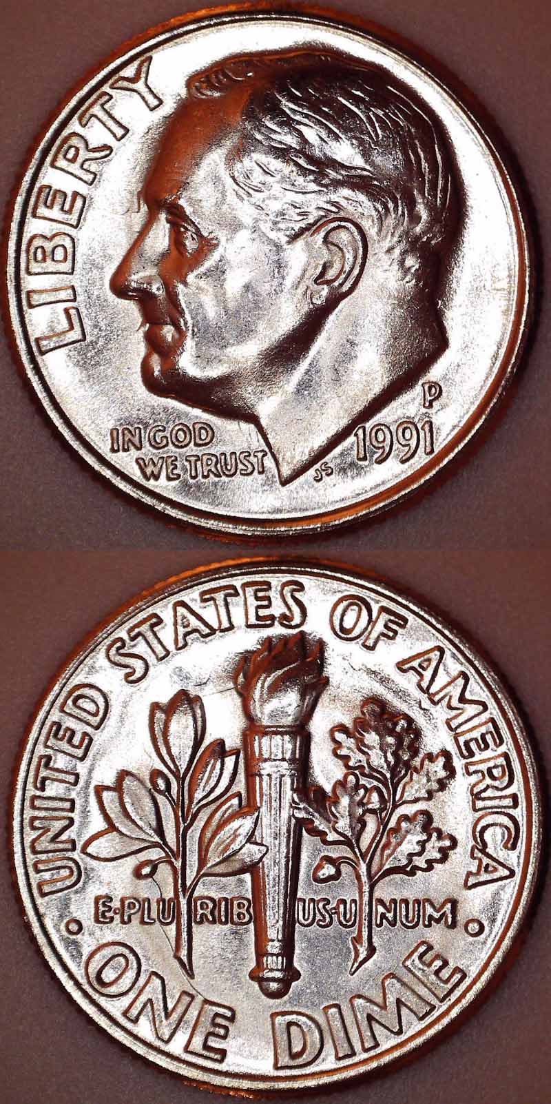 1991-D-Roosevelt-Dime-Die-Error
