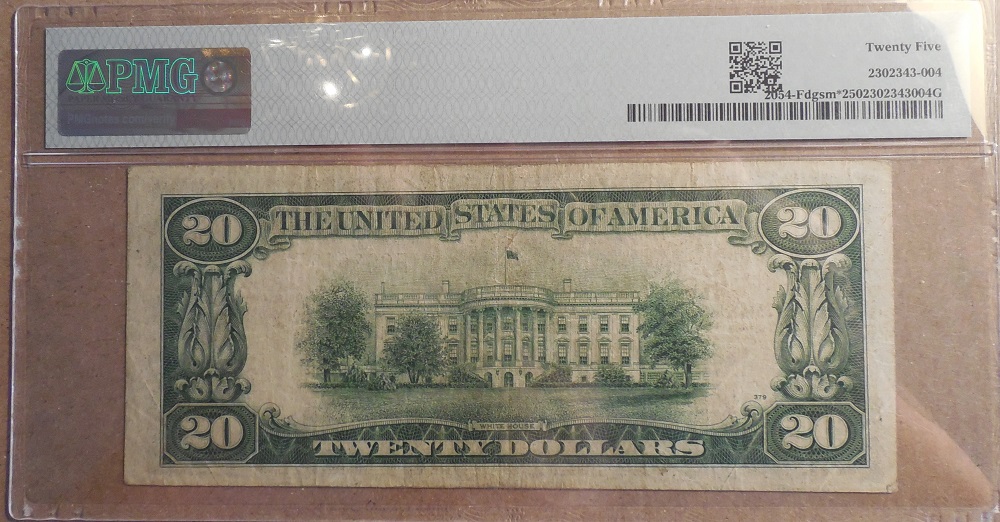 1934-20$-Mule-FRN-Note