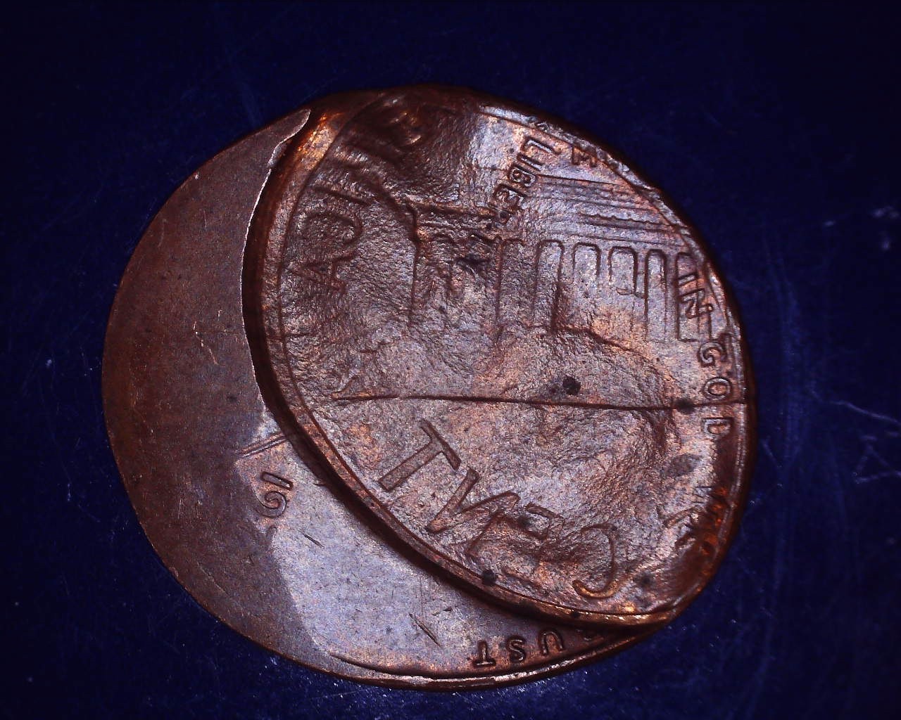 Found-This-Crazy-Double-1974-Penny-Stamp-Help-On-Correct-Name-Of-Error,-Value-Etc